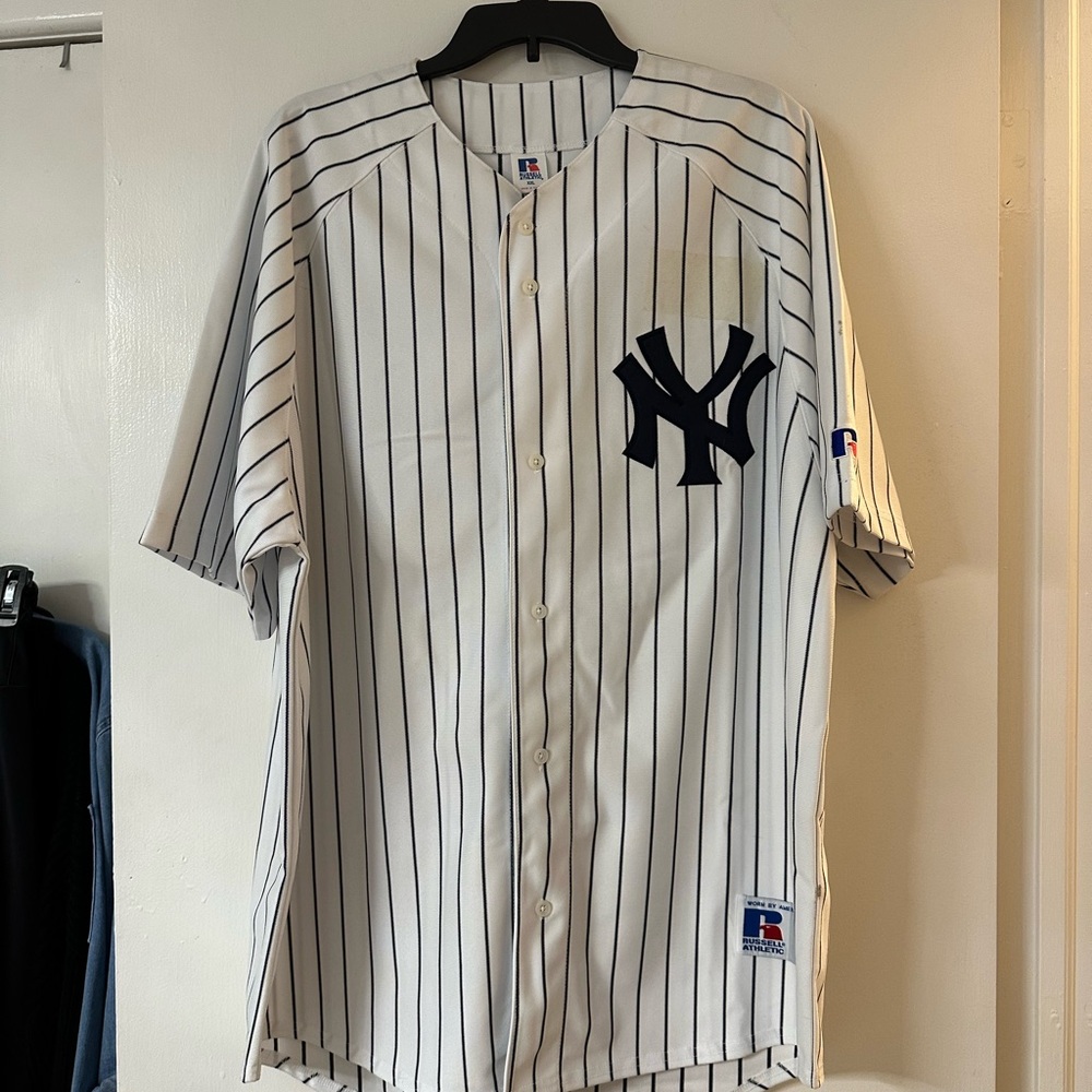 New York Yankees Striped Baseball Jersey